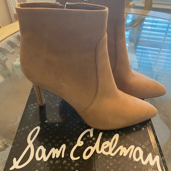Sam Edelman Olette Camel Suede ankle boots - Picture 2 of 13